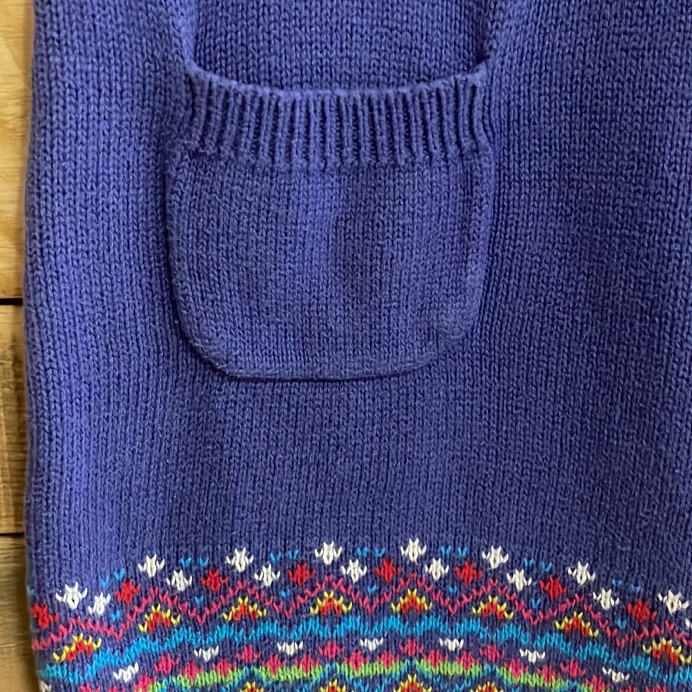Carter’s Girls Shortsleeved Sweater Dress with Front Pockets! - Picture 3 of 4